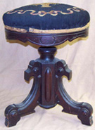 Needlepoint Victorian Stool